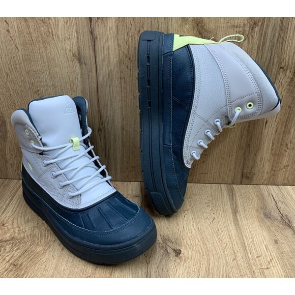 Nike Woodside 2 High ACG Boots GS Jungle Green Ore Gray 524872-302 Youth 6Y - Picture 1 of 16